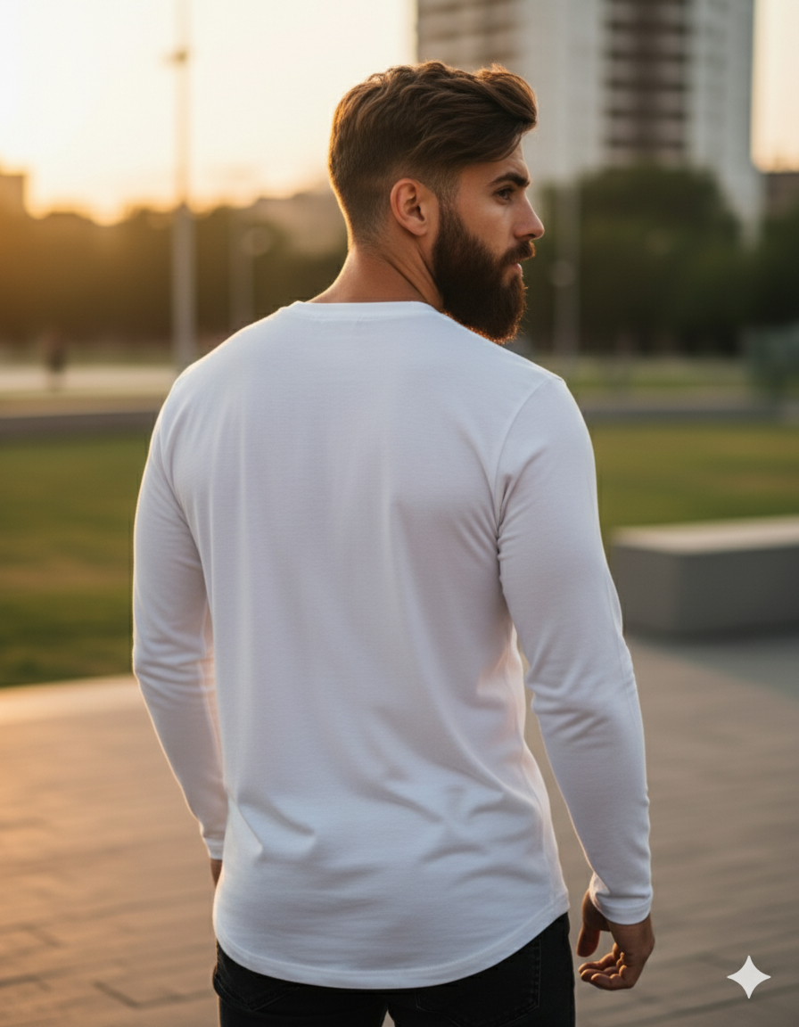 Premium 100% Cotton Unisex Full Sleeve T-Shirt | 180 GSM