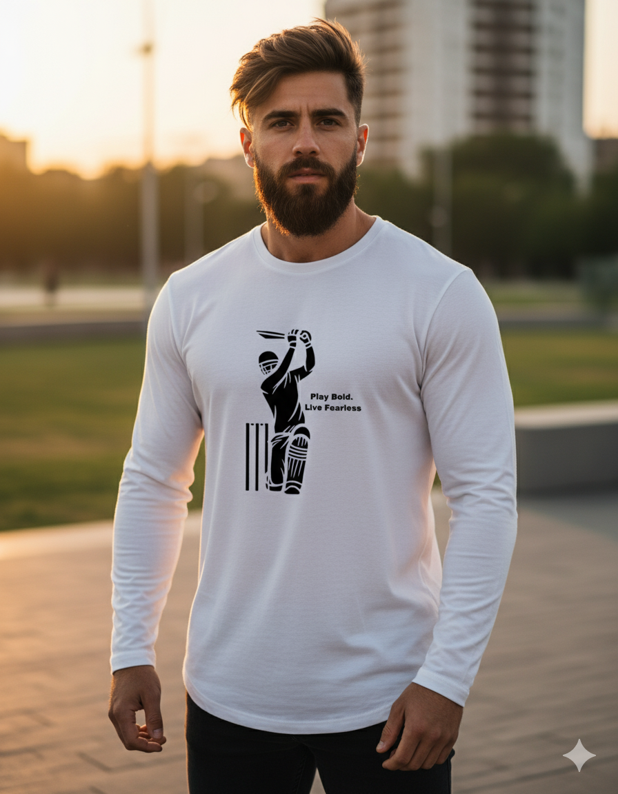Premium 100% Cotton Unisex Full Sleeve T-Shirt | 180 GSM