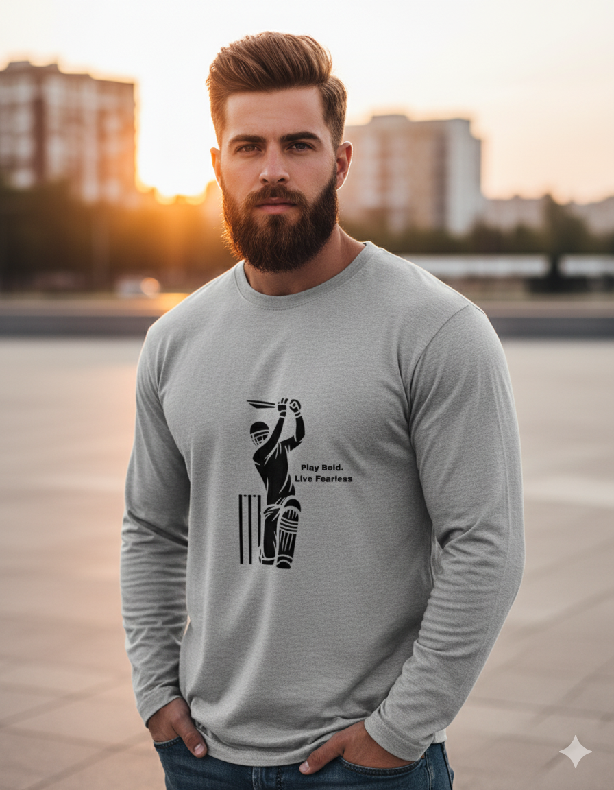 Premium 100% Cotton Unisex Full Sleeve T-Shirt | 180 GSM